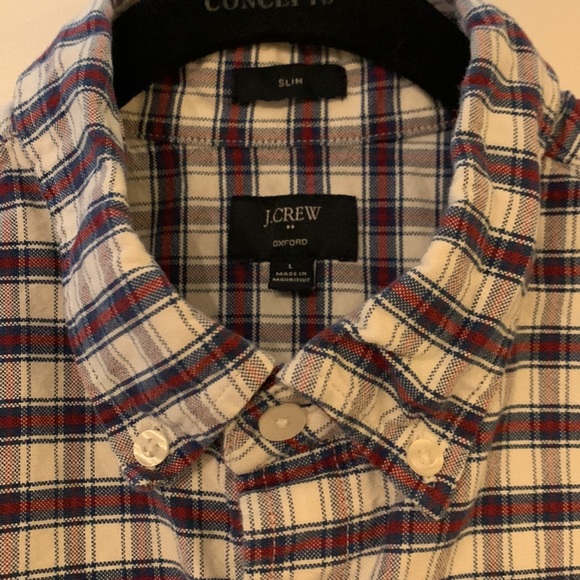 J. Crew Men’s Casual Slim Fit Button Down, Large - Picture 2 of 4